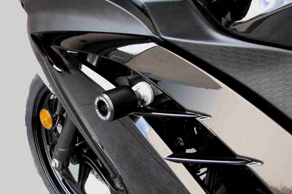 OGGY KNOBBS NINJA 300 13-17 (Black Knobbs) - OK603