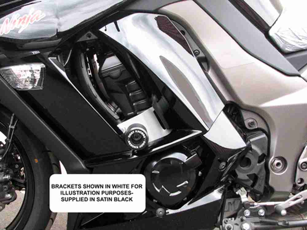 OGGY KNOBBS NINJA 1000 (Z 1000 SX) 11-16 (Black Knobbs) - OK644
