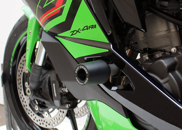 OGGY KNOBBS ZX-4R & ZX-4RR 24-25 (Black Knobbs) - OK666