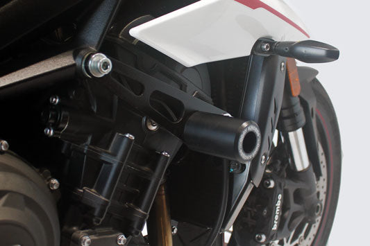 OGGY KNOBBS 660-765 STREET TRIPLE 17-24 (Black Knobbs) - OK926