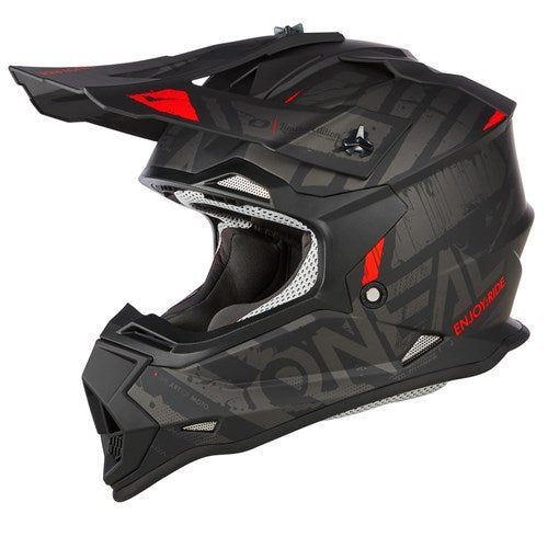 ONEAL 24 2SRS YOUTH HELMET GLITCH V.23 - BLACK/GREY