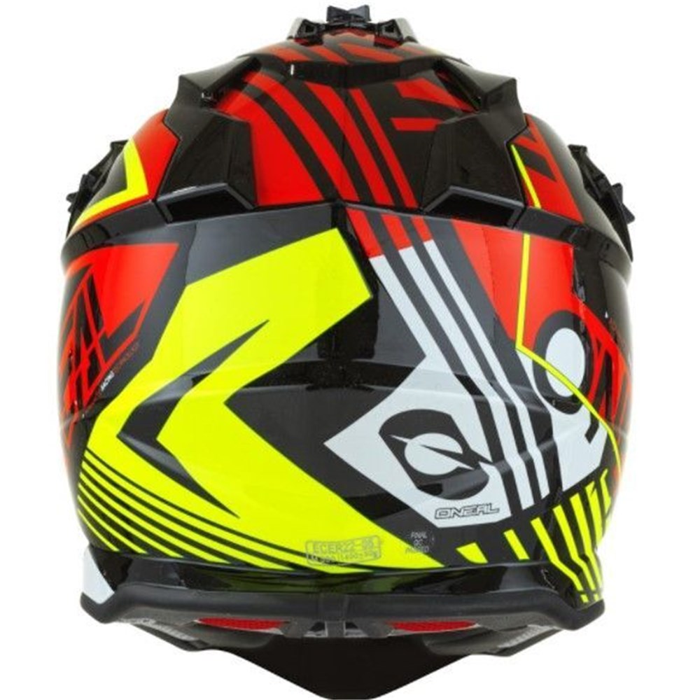 ONEAL 2SRS YOUTH HELM RUSH V.22 - RED/N-YEL (LG) [ONC01] #