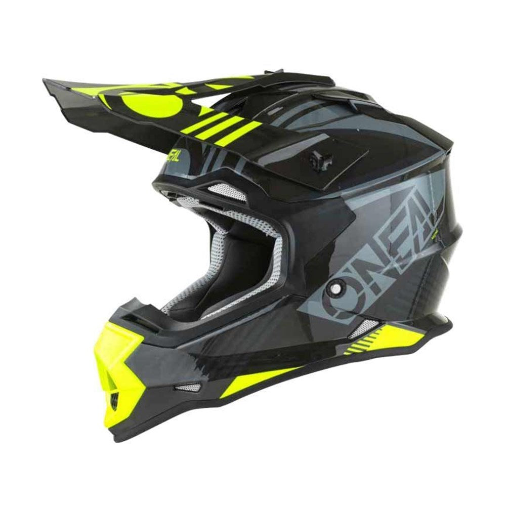 ONEAL 2SRS YOUTH HELM RUSH V.22 - GRY/N-YEL (MD) [ONC01] #