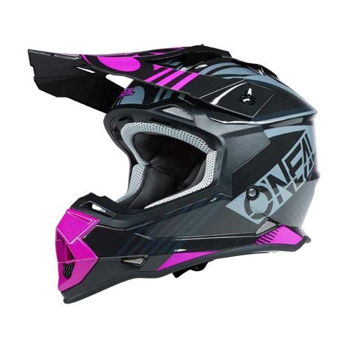 ONEAL 2SRS YOUTH HELMET RUSH V.22 - BLACK/PINK