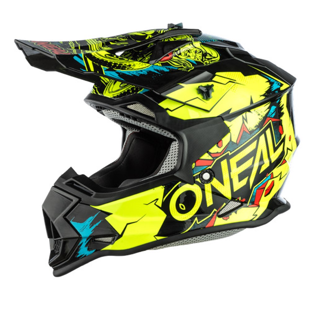 ONEAL 2SRS YOUTH HELM VILLAIN V.22 - N-YEL (SM) [ONC01] #