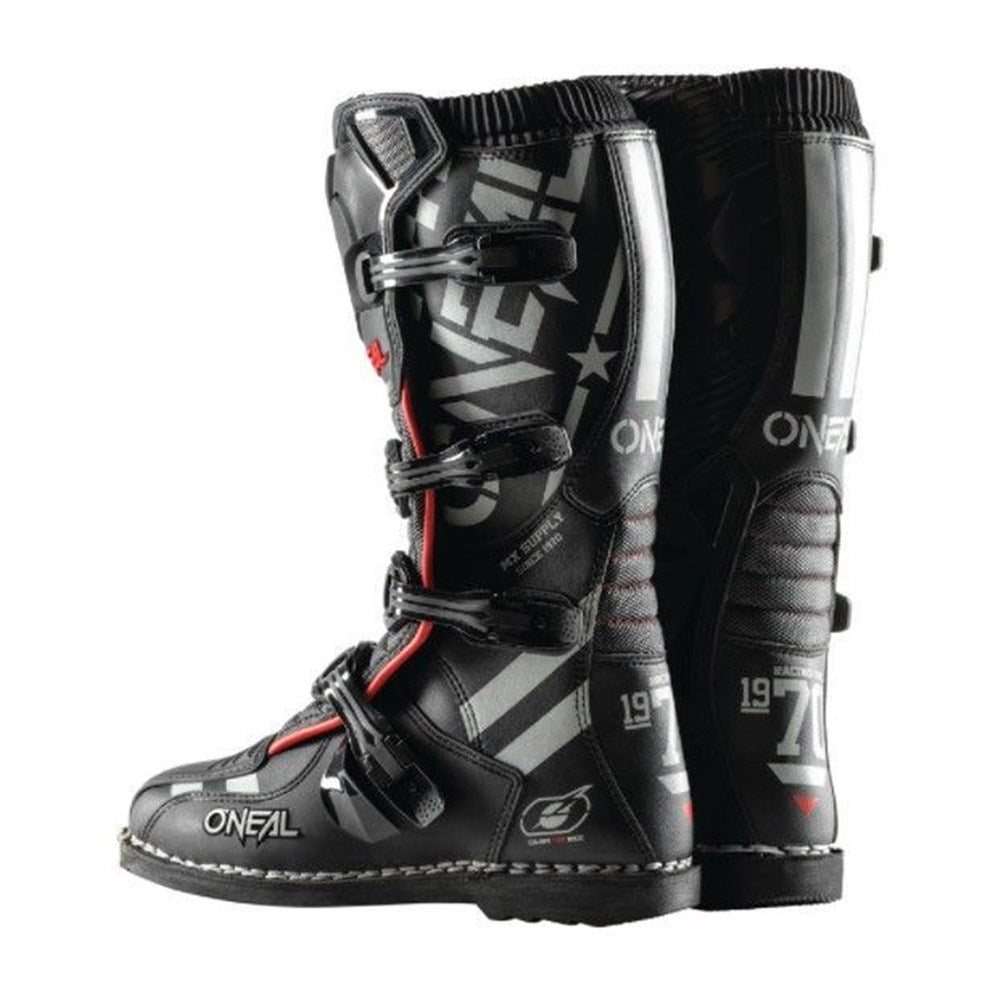 ONEAL ELEMENT YOUTH BOOTS SQUADRON - BLK/GRY (05 - 37)