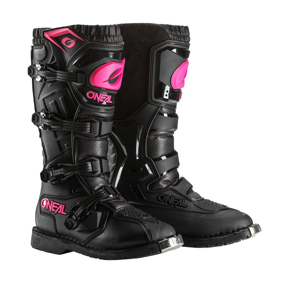 ONEAL RIDER PRO LADIES BOOTS BLK/PINK (05) [ONC01] #