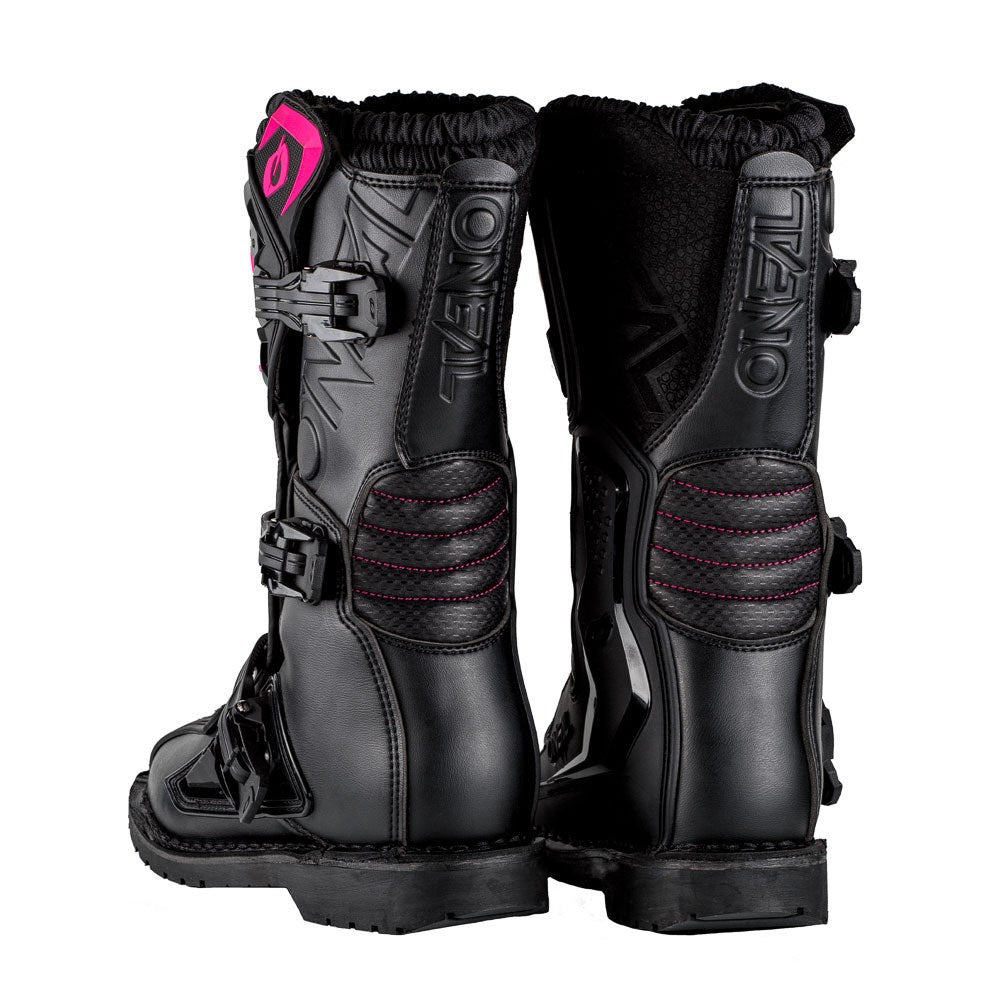 ONEAL RIDER PRO LADIES BOOTS BLK/PINK (05) [ONC01] #