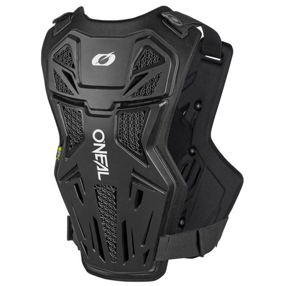 ONEAL SPLIT CHEST PROTECTOR LITE BLK ADULT (LG/XL)