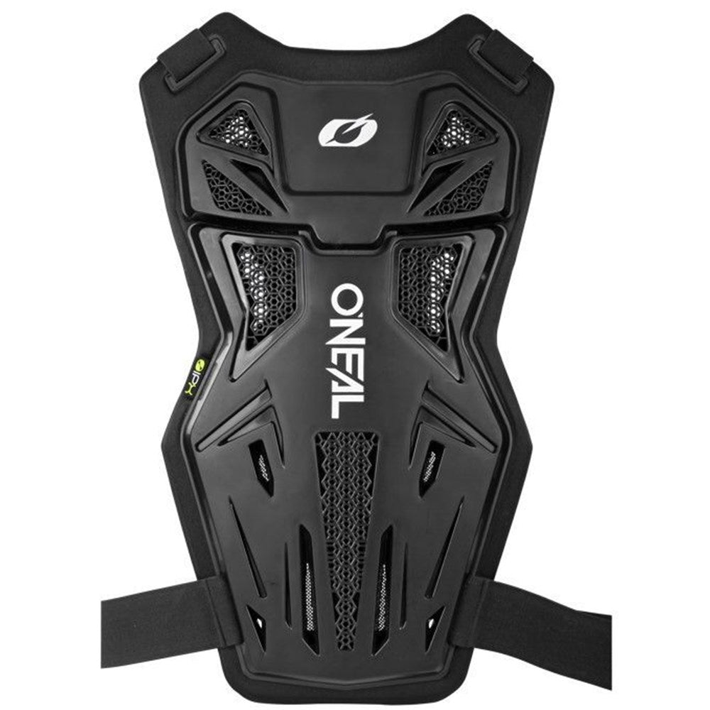 ONEAL SPLIT CHEST PROTECTOR LITE BLK ADULT (LG/XL)