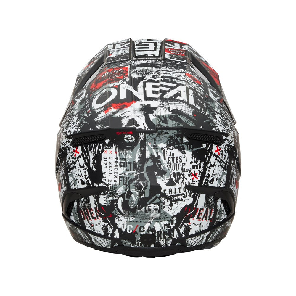 ONEAL 3SRS HELM ATTACK - MATTE BLK/WHT (MD) #