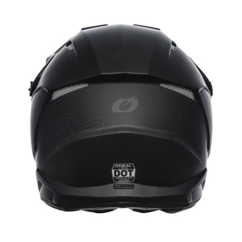 #ONEAL 3SRS HELMET FLAT 2.0 V.20 - BLACK [ONC01]