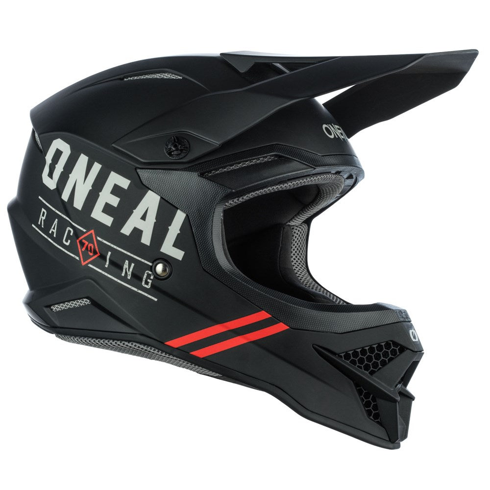 #ONEAL 3SRS HELMET DIRT V.21 - BLACK/GREY [ONC01]