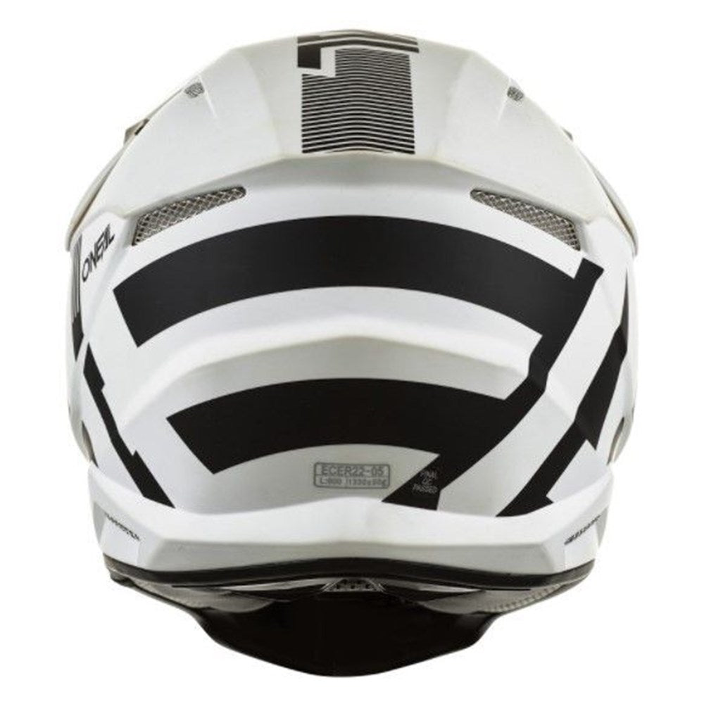 #ONEAL 3SRS HELMET VERTICAL V.22 - BLACK/WHITE [ONC01]