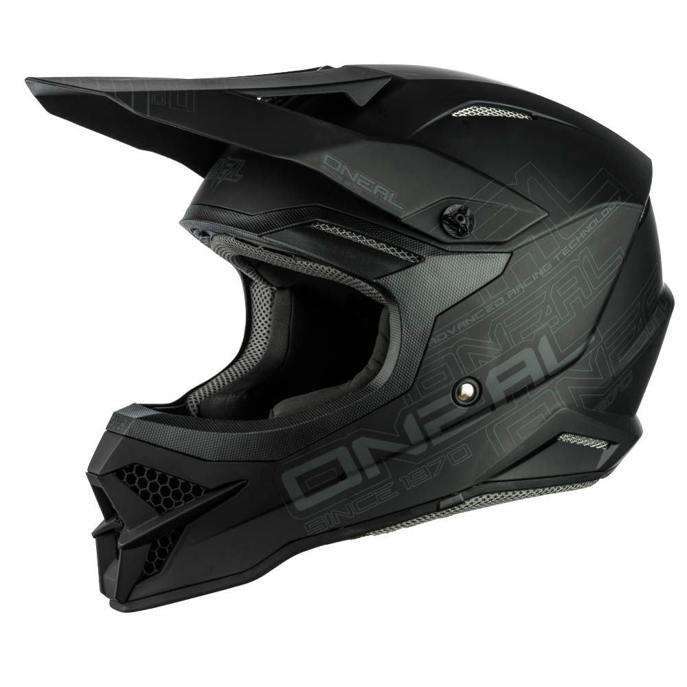 ONEAL 3SRS HELM SOLID V.23 - FLAT BLK (XS) [ONC01] #