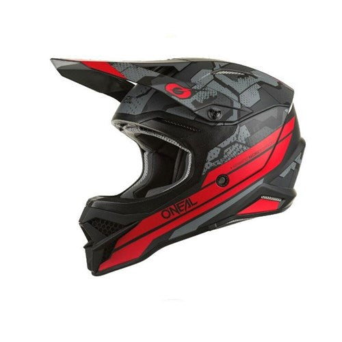 ONEAL 3SRS HELMET CAMO V.22 - BLACK/RED