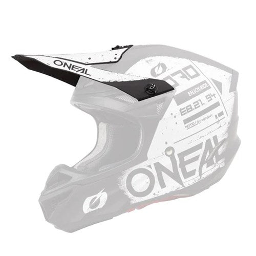 ONEAL 25 5SRS S/P-HELM PEAK SCARZ V.24 BLACK/WHITE