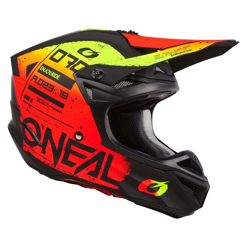 ONEAL 5SRS HELM SCARZ V.24 - BLK/RED/YEL (MD) #