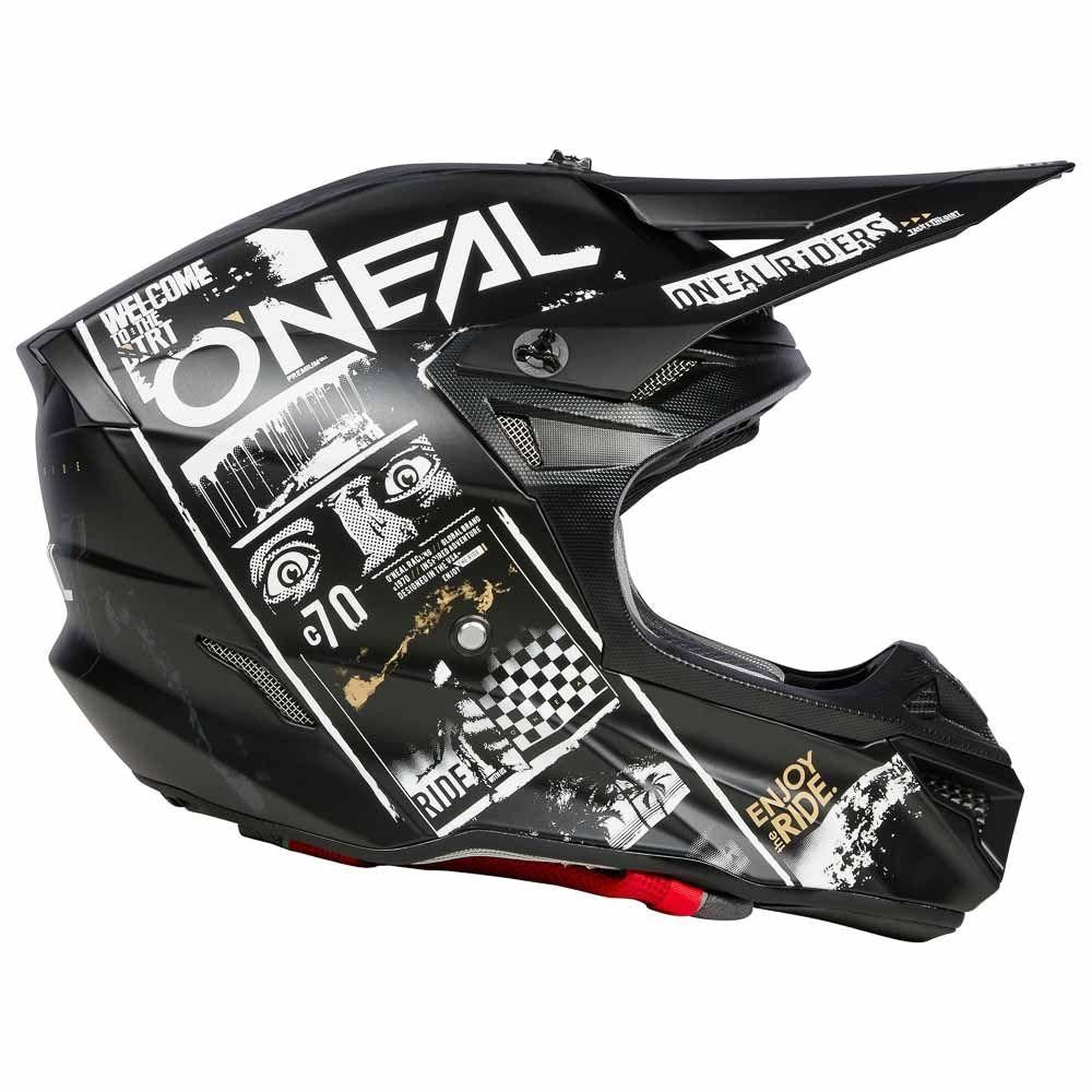 ONEAL 5SRS HELM ATTACK V.23 - BLK/WHT (LG) [ONC01] #