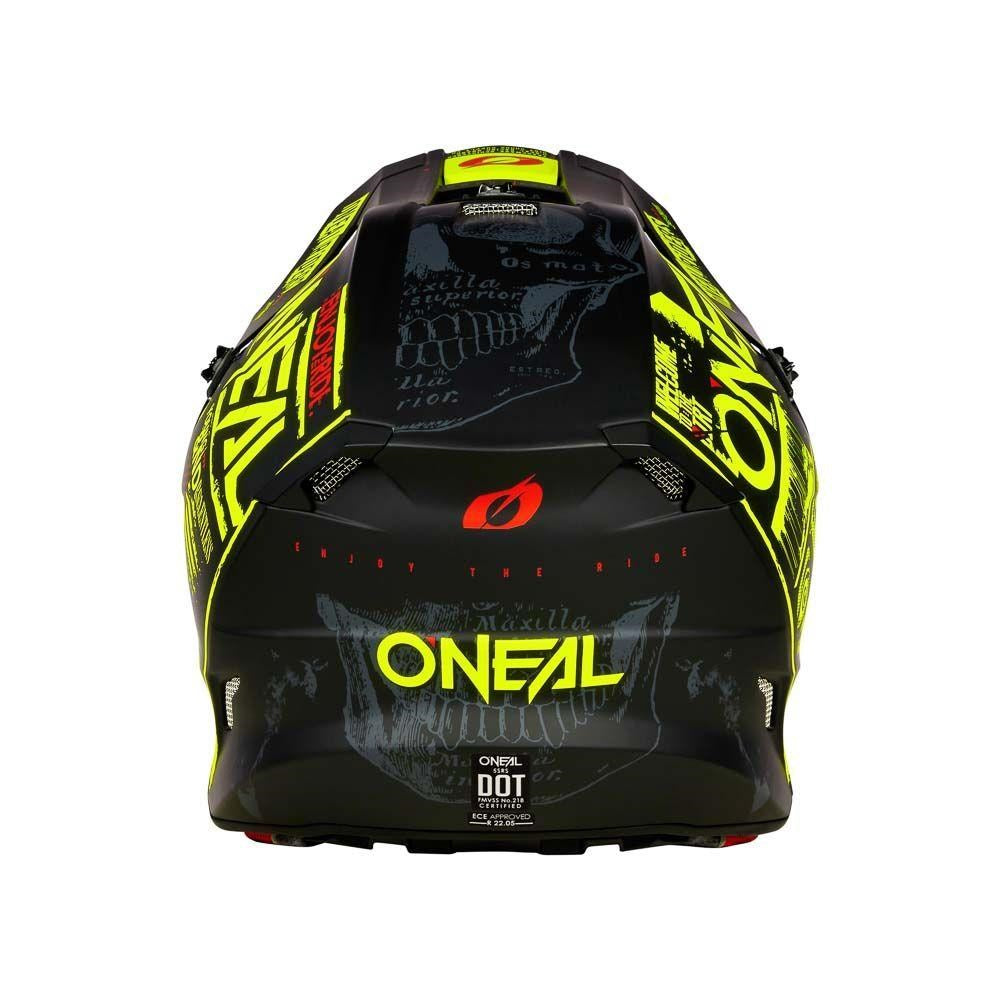 ONEAL 5SRS HELM ATTACK V.23 - BLK/N-YEL (LG) [ONC01] #