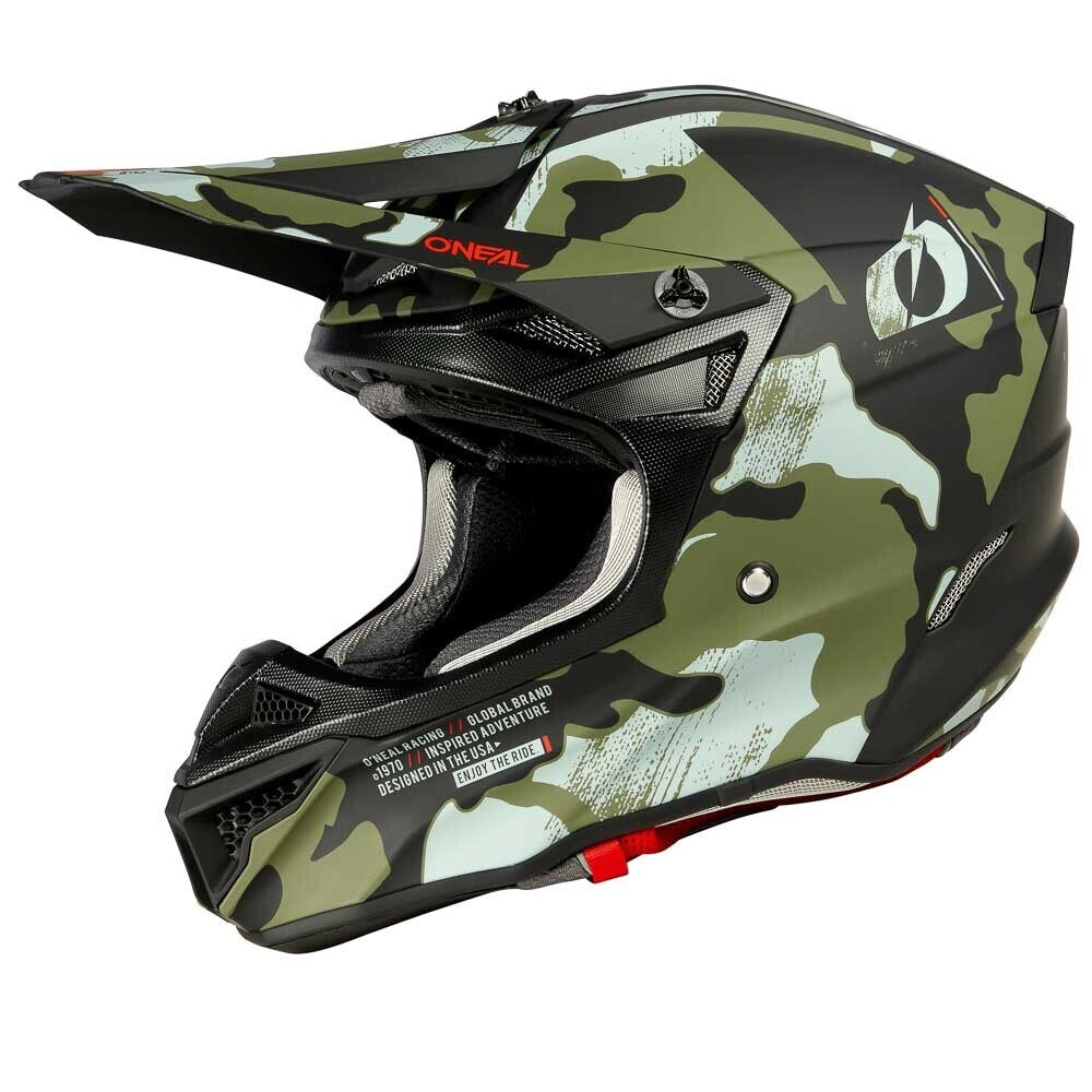 ONEAL 5SRS HELM CAMO V.23 - BLK/GRN (XL) #