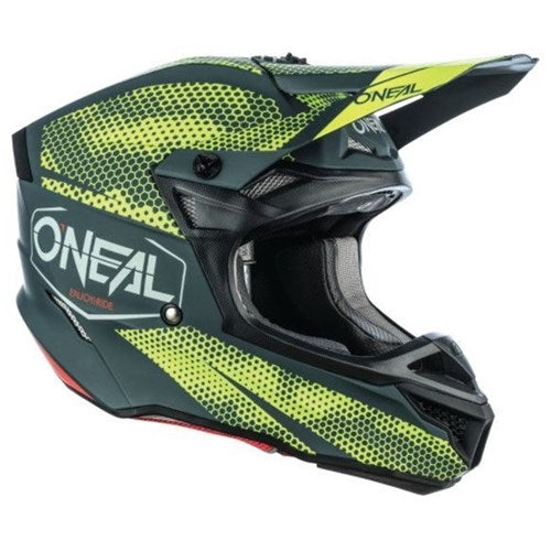 ONEAL 5SRS HELMET COVERT V.21 - CHARCOAL/NEON YELLOW