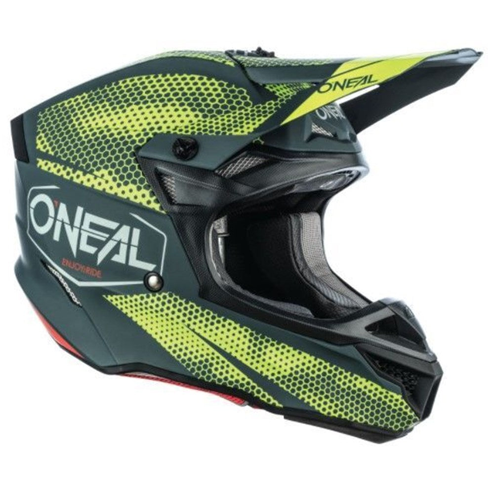 ONEAL 5SRS HELM COVERT V.21 - CHARCOAL/N-YEL (LG) [ONC01] #