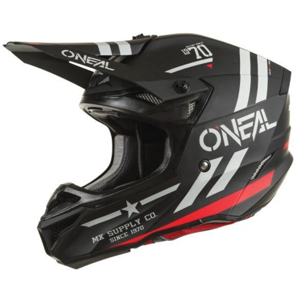 ONEAL 5SRS HELM SQUADRON V.22 - BLK/GRY (XL) [ONC01] #