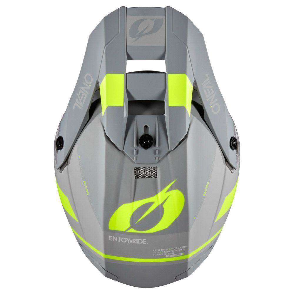 ONEAL 10SRS HELM FLOW V.23 - MATT GRY/N-YEL (XS) [ONC01] #