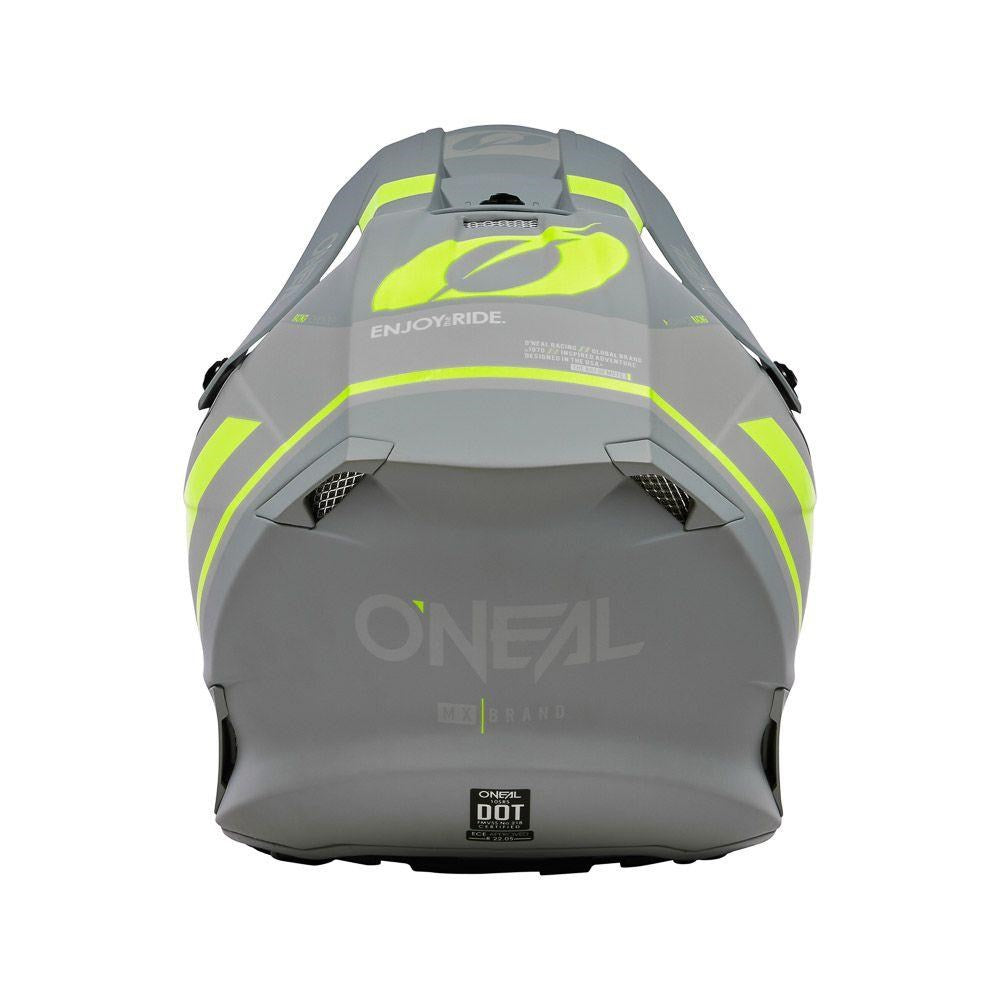 ONEAL 10SRS HELM FLOW V.23 - MATT GRY/N-YEL (XS) [ONC01] #