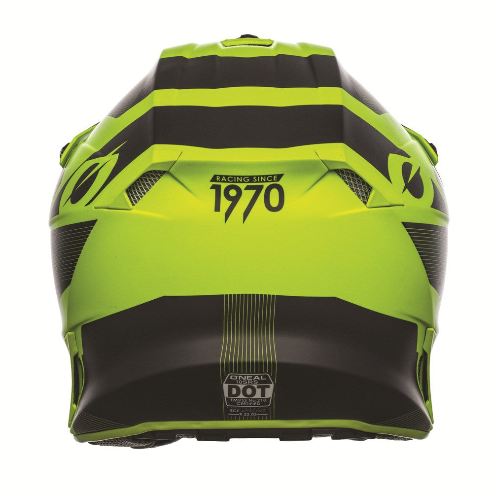 ONEAL 10SRS HELM COMPACT V.21 - BLK/N-YEL (XL) [ONC01] #