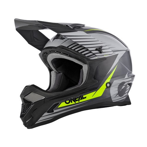 ONEAL 24 1SRS YOUTH HELMET STREAM V.23 - BLACK/NEON YELLOW