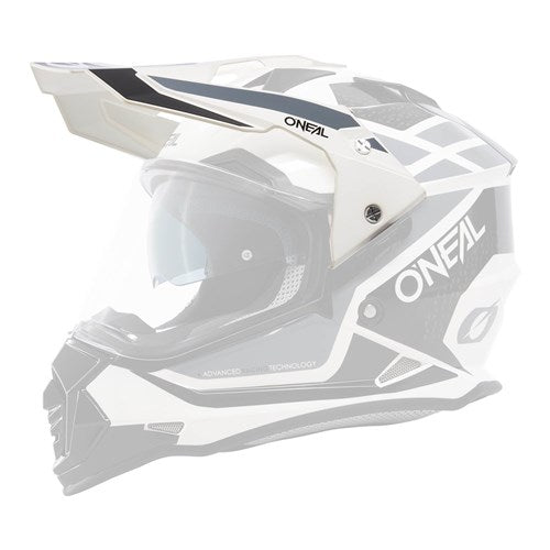 ONEAL 25 SIERRA S/P-HELM PEAK R V.24 - GLOSS WHT/BLK/GRY