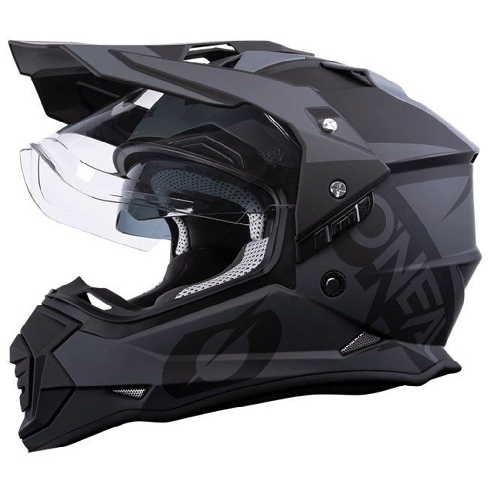 #ONEAL SIERRA HELMET R V.22 - MATTE BLACK/GREY [ONC01]