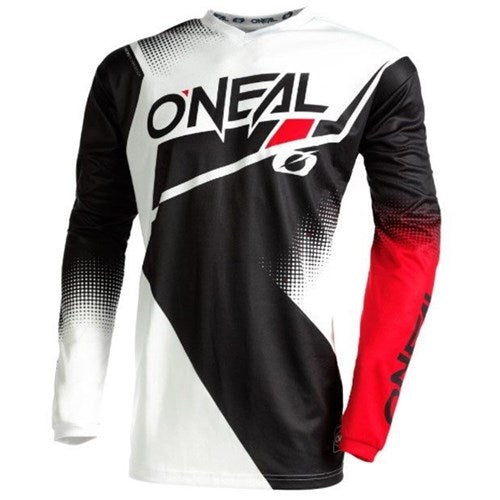 ONEAL ELEMENT JERSEY RACEWEAR V.22 - BLACK/WHITE/RED