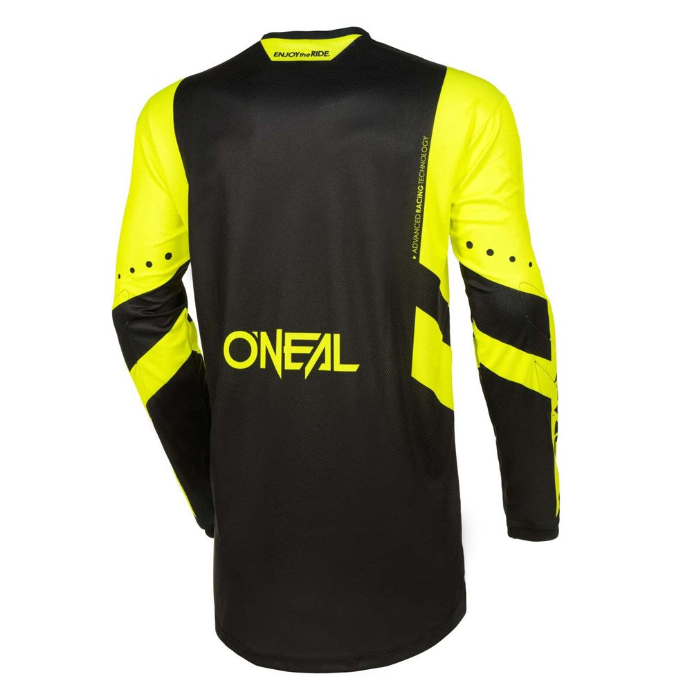 ONEAL ELEMENT JSY RACEWEAR V.24 BLK/N-YEL (XL) [ONC01] #