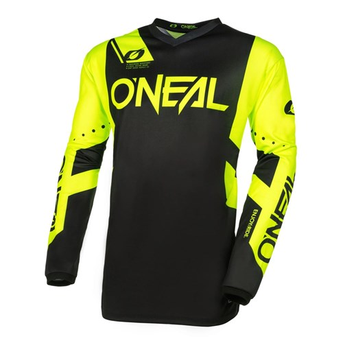 ONEAL 24 ELEMENT JERSEY RACEWEAR V.24 - BLACK/NEON YELLOW