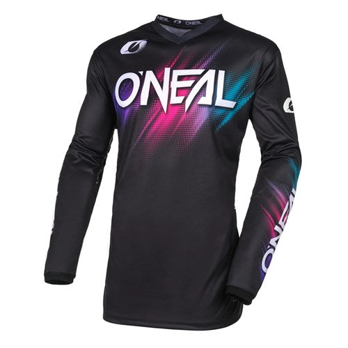 ONEAL 24 ELEMENT JERSEY VOLTAGE V.24 - BLACK/PINK YOUTH GIRLS