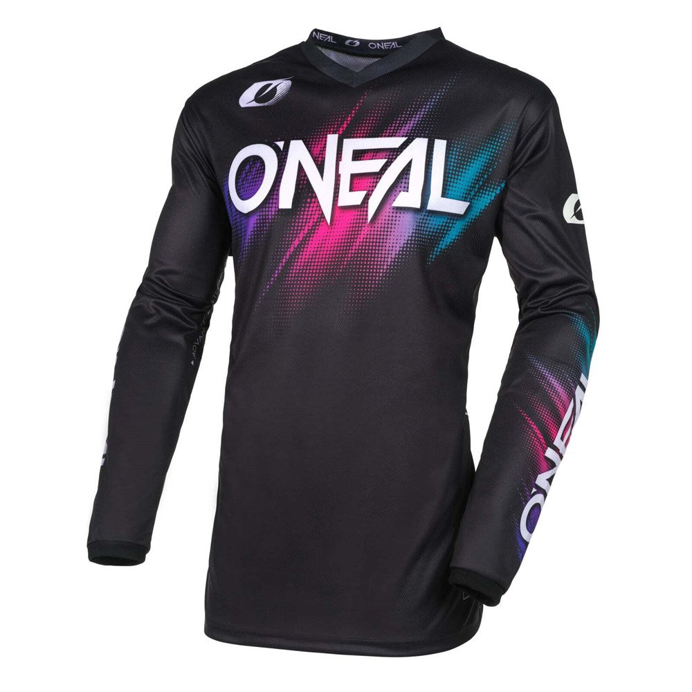 ONEAL ELEMENT JSY VOLTAGE V.24 BLK/PNK LADIES (W10 - MD) [ONC01] #