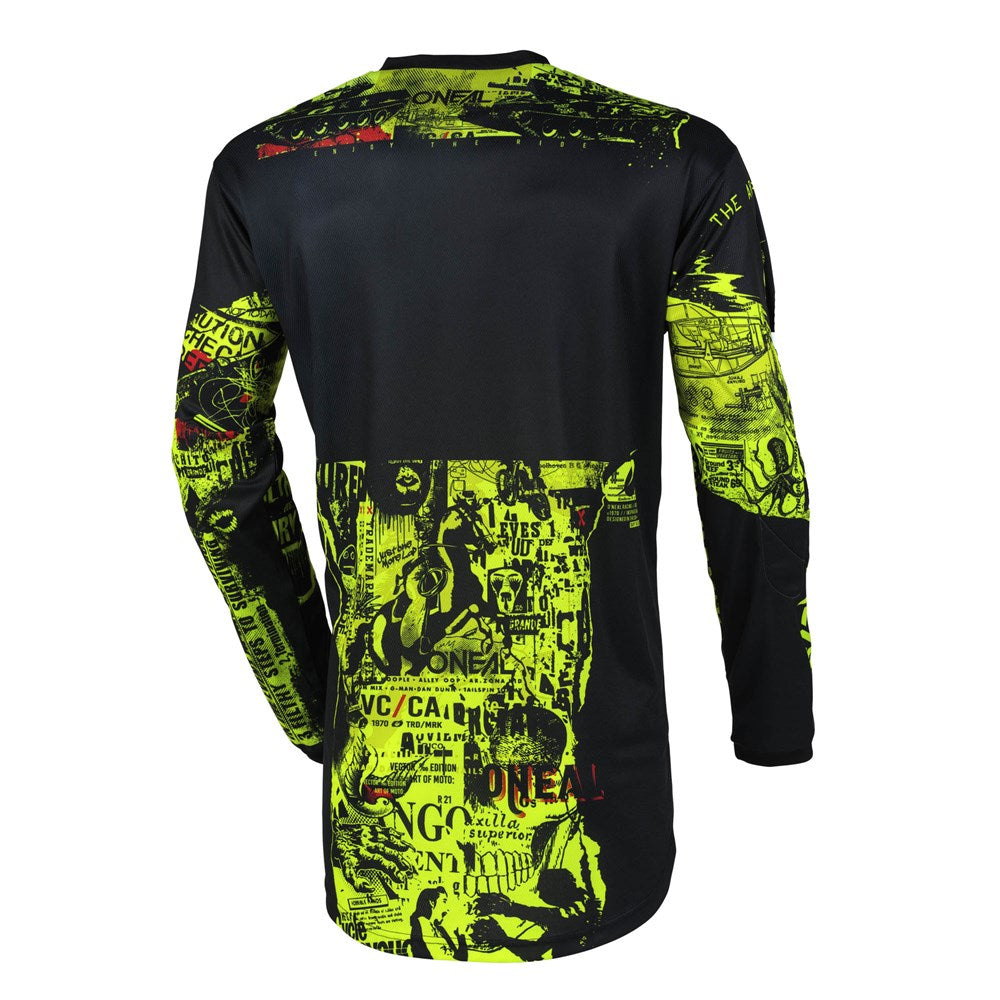 ONEAL ELEMENT YOUTH JSY ATTACK V.25 - BLK/N-YEL (XL) [ONC01] #