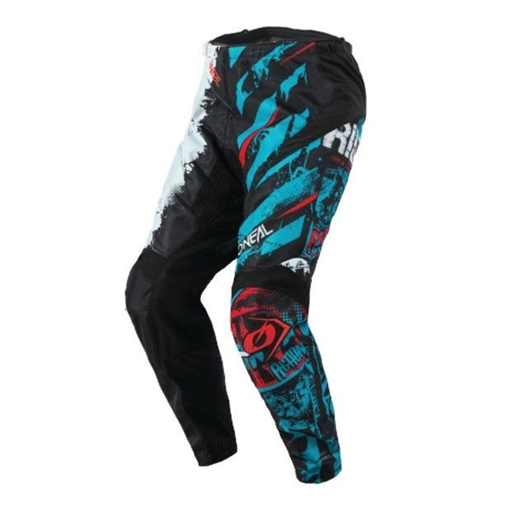 ONEAL ELEMENT YOUTH PANT RIDE V.21 - BLK/BLU (26 - 12/14) [ONC01] #