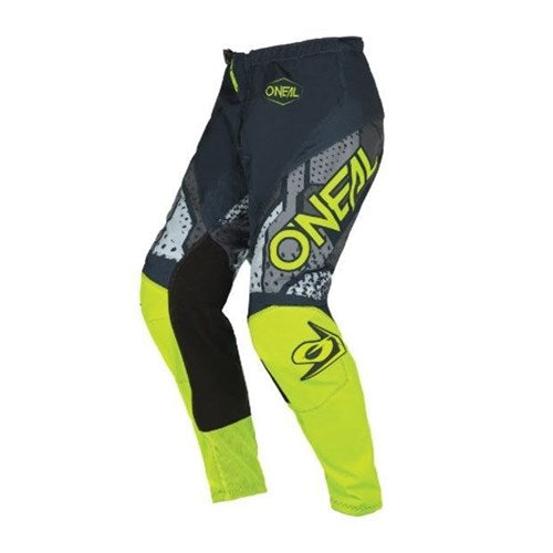 ONEAL ELEMENT PANT CAMO V.22 - GREY/NEON YELLOW