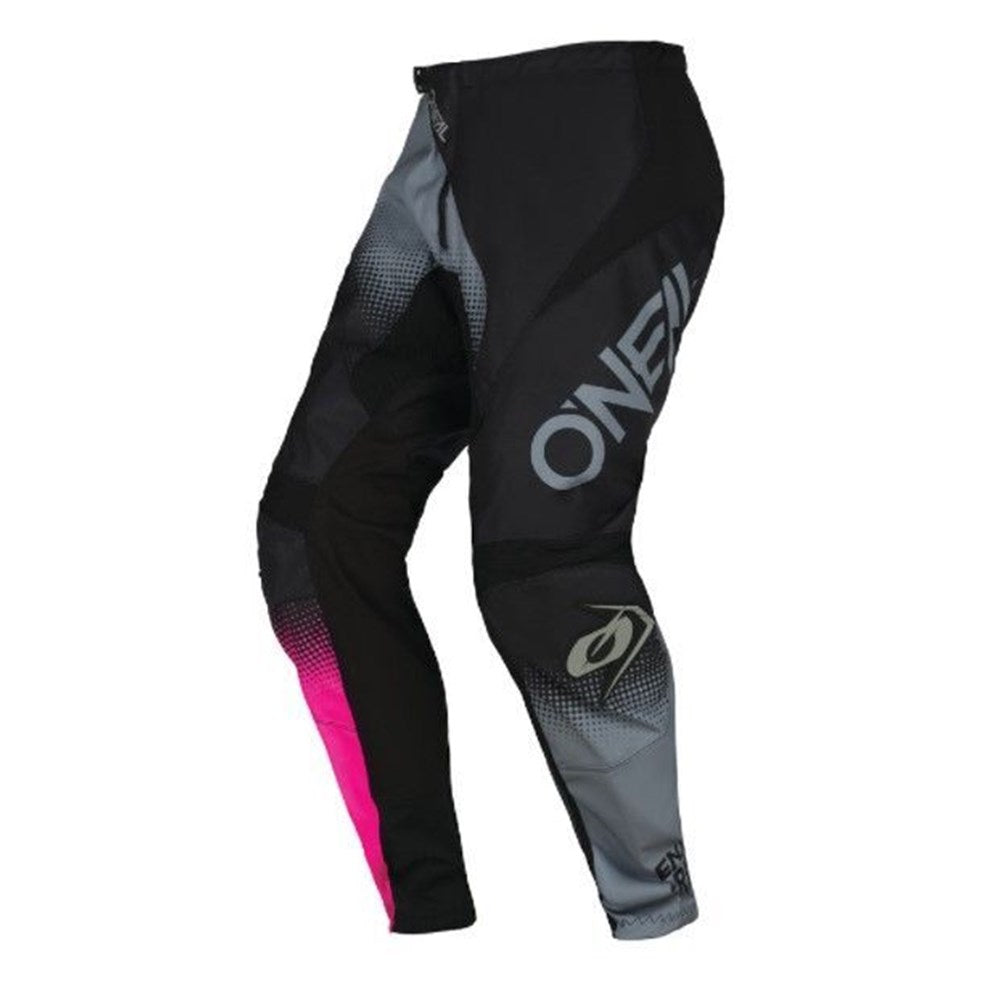 ONEAL ELEMENT GIRLS PANT RACEWEAR V.22 - BLK/GRY/PNK (18 - 2/3) [ONC01] #