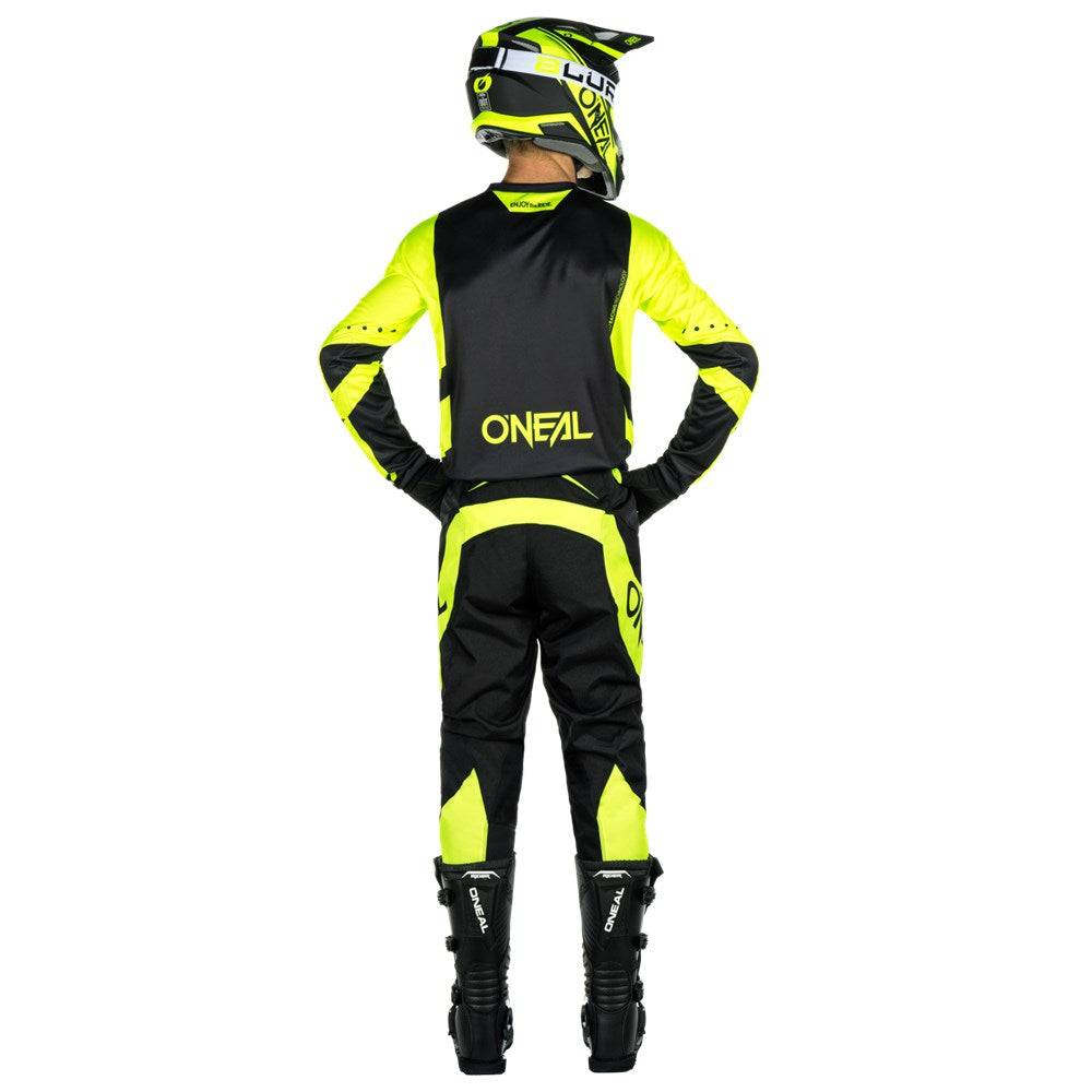 ONEAL ELEMENT PANT RACEWEAR V.24 BLK/N-YEL (32) [ONC01] #