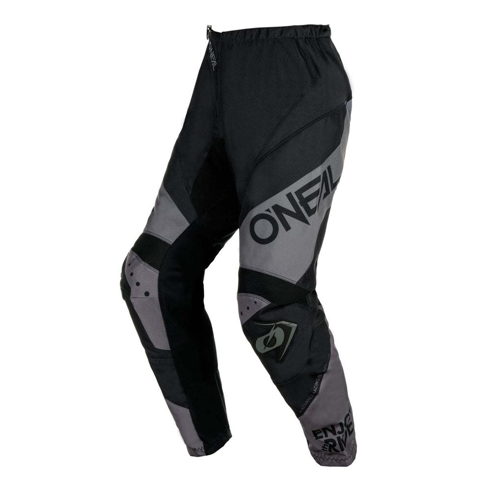 ONEAL ELEMENT YOUTH PANT RACEWEAR V.24 - BLK/GRY YOUTH 12/14T (26) [ONC01] #