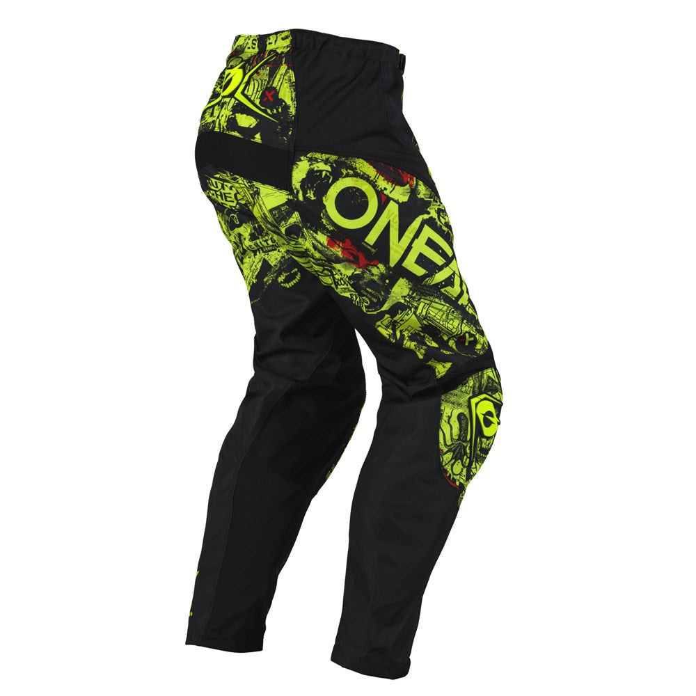 ONEAL ELEMENT YOUTH PANT ATTACK V.25 - BLK/N-YEL (24) [ONC01] #