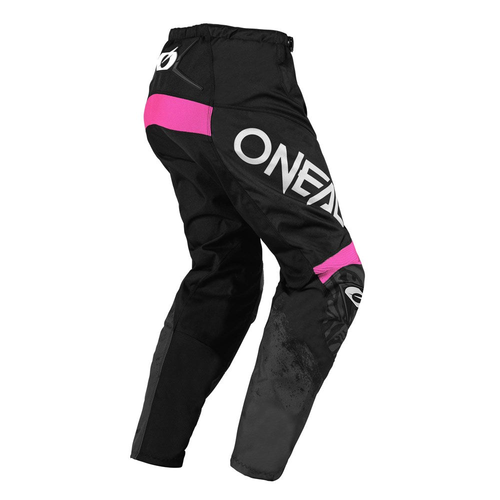 ONEAL ELEMENT LADIES PANT SHOCKER V.25 - BLK/PNK (W14 - 9/10) [ONC01] #