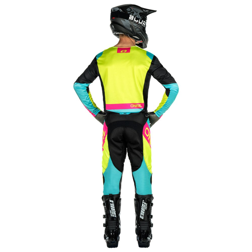 ONEAL HARDWEAR AIR PANT SLAM V.24 BLK/N-YEL/PNK (28) [ONC01] #