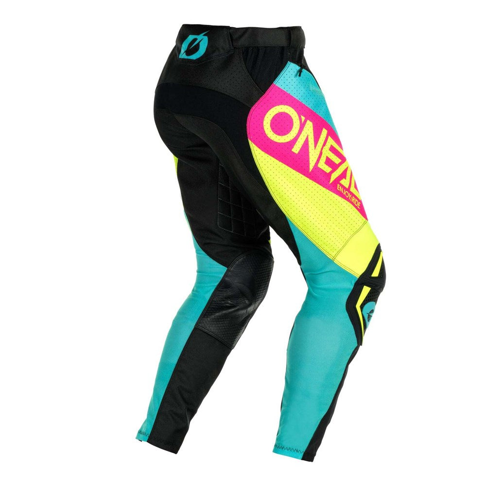 ONEAL HARDWEAR AIR PANT SLAM V.24 BLK/N-YEL/PNK (36) [ONC01] #