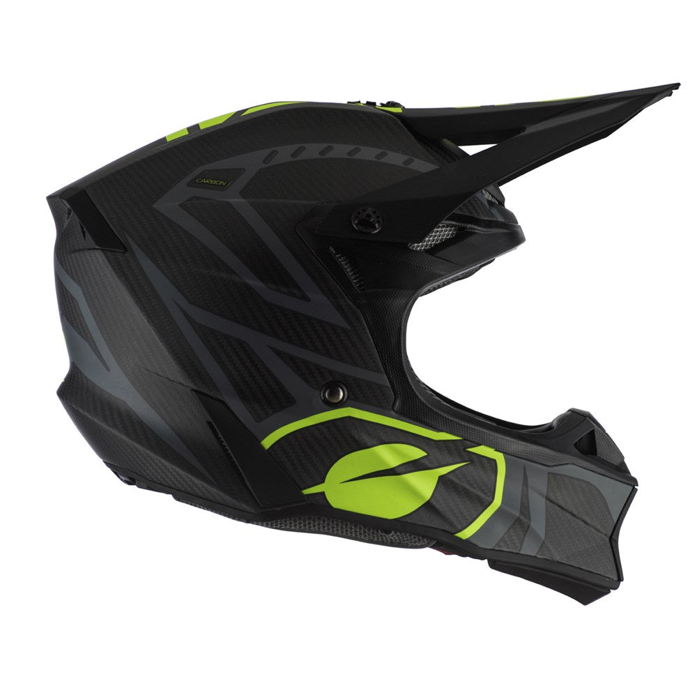 ONEAL 10SRS CARBON LT HELM RACE V.21 - BLK/N-YEL (SM) [ONC01] #